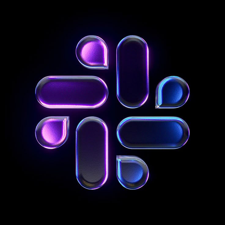 bulle graphique sur un fond noir