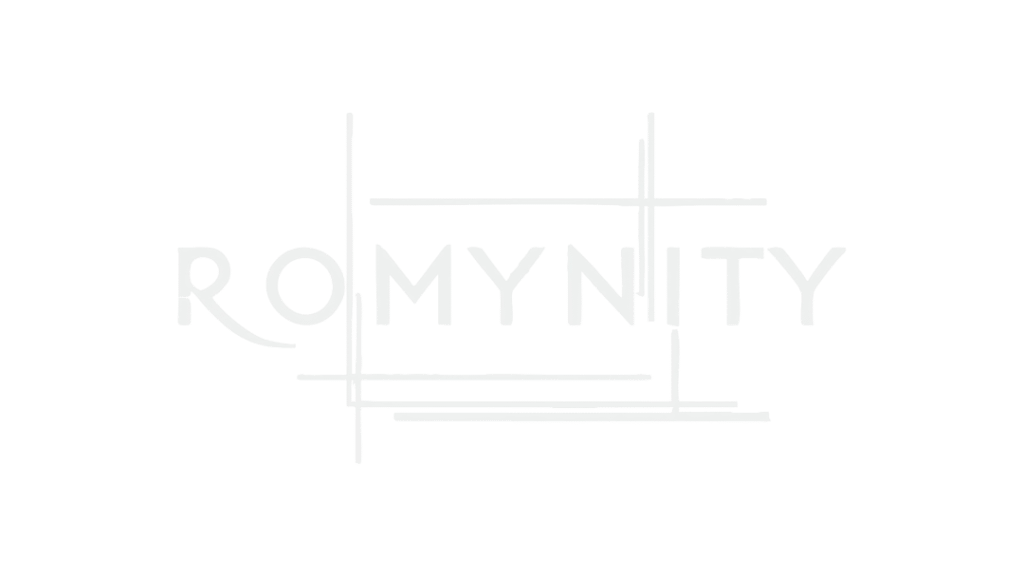 logo romynity en blanc